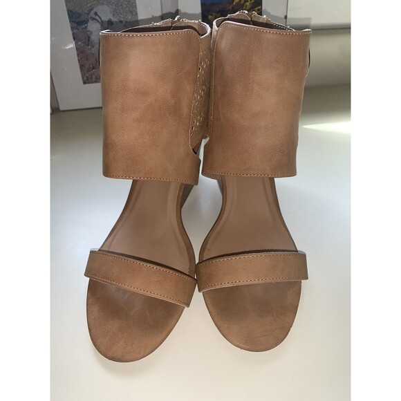 Qupid Womens Open Toe Sandals Heels Size 8.5 - Picture 4 of 12